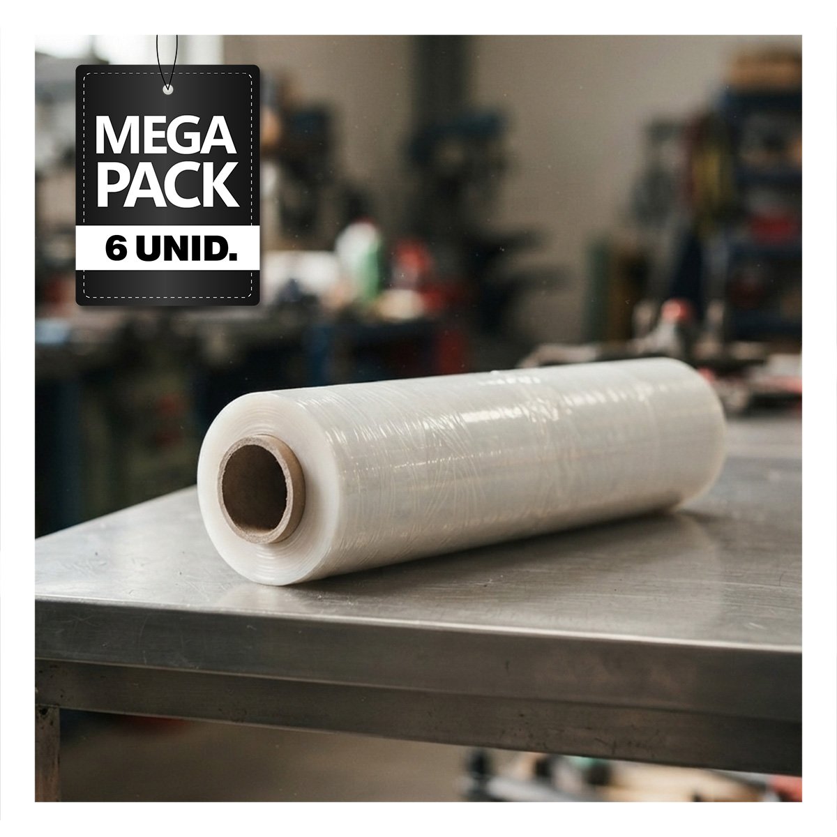 PACK6 LUZ FILL 12 PULGADAS 2K COMERCIAL TRANSPARENTE CON DISENO MODERNO DE CASA YPAPEL REGALO - 1