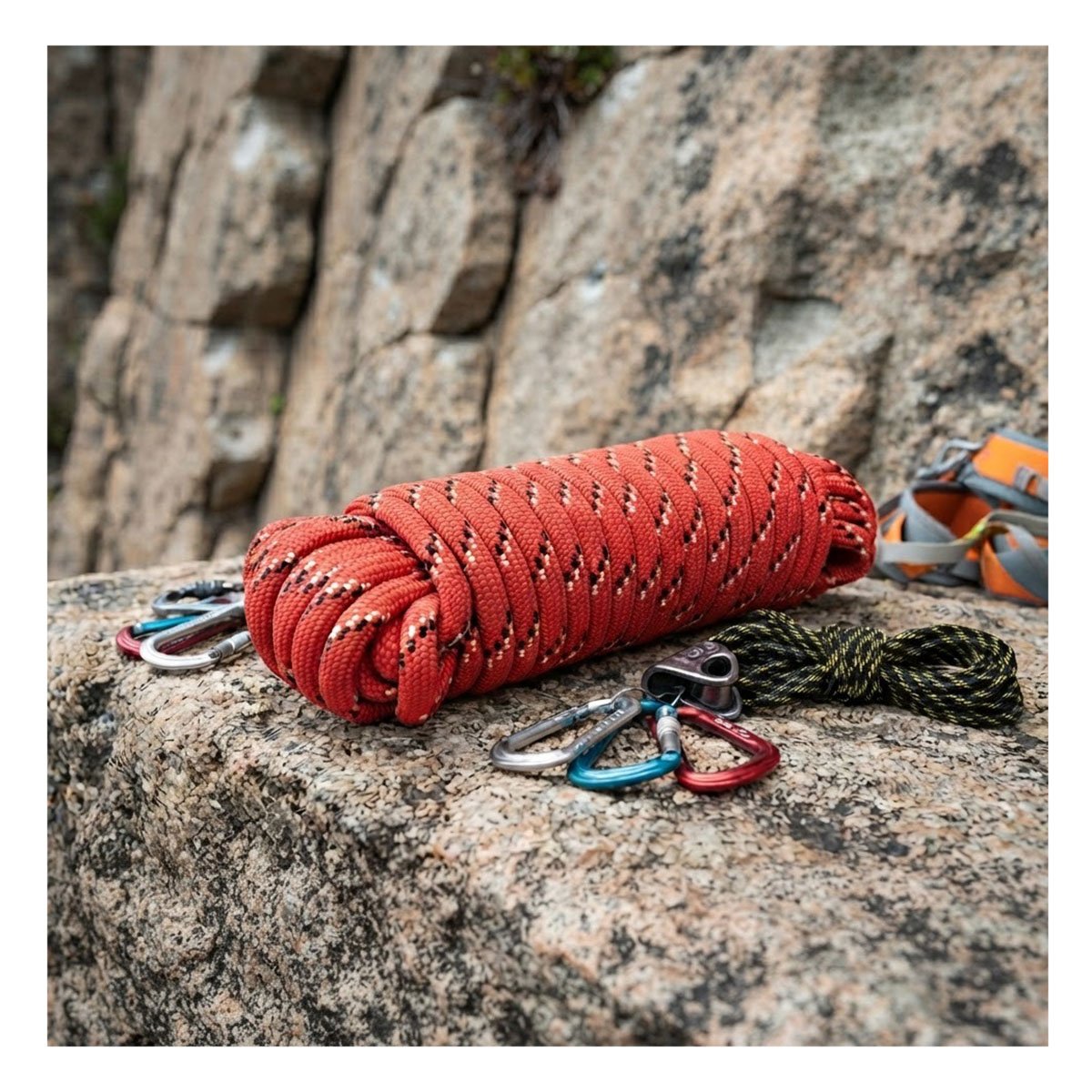 PACK6 CUERDA ROJA PARA USAR EN CAMPING CON GRAN SEGURIDAD Y RESISTENCIA - 2