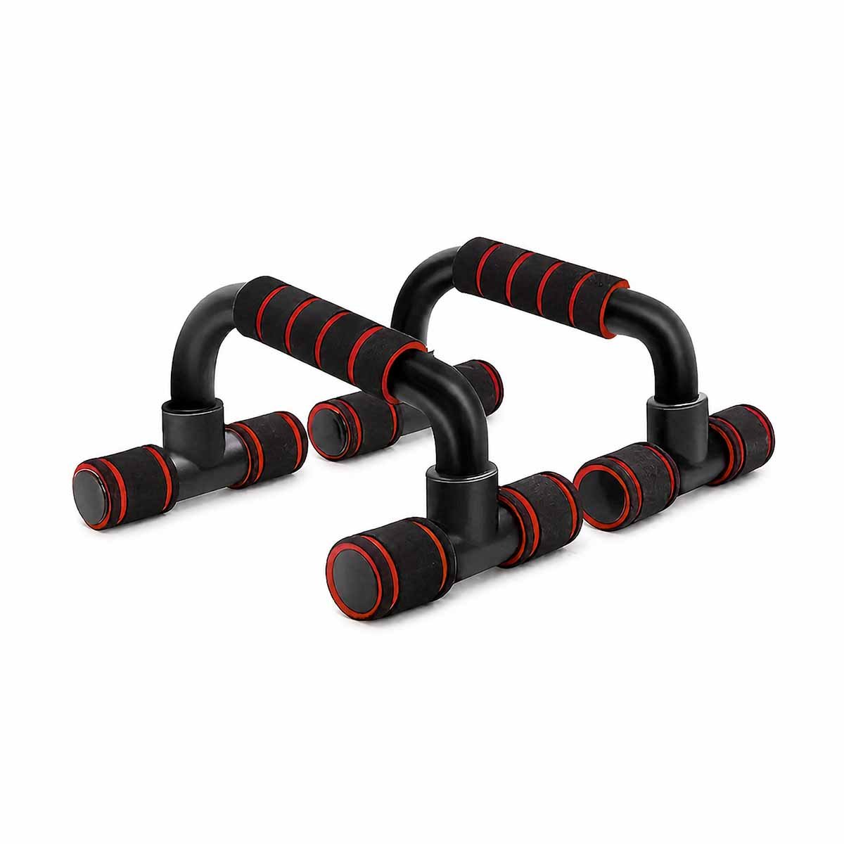 AGARRADERAS PUSH UP EN FORMA DE C ROJO PLASTICO DE PLASTICO PARA CASA Y STICKY - 1