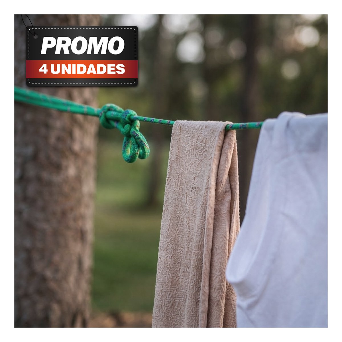 PACK4 CABO VERDE PARA PROTECCION EN CAMPING CON RESISTENCIA Y SEGURIDAD YPAPEL REGALO - 1