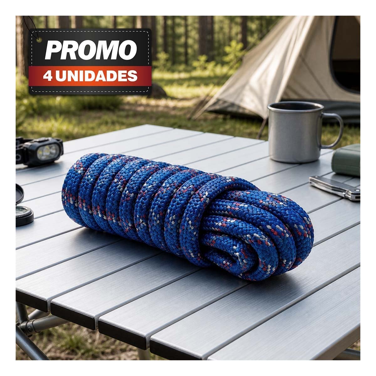 PACK4 MANTECA AZUL PARA PROTECCION EN CAMPING CON RESISTENCIA Y SEGURIDAD YPAPEL REGALO - 1