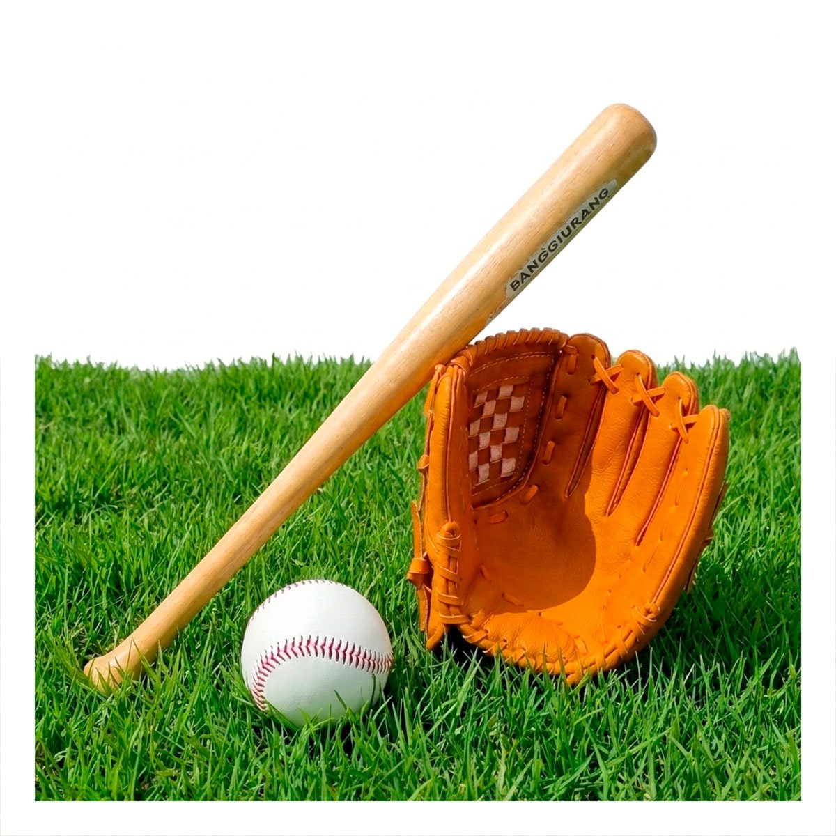 PACK6 PACK COMPLETO PARA BEISBOL MARRON CON ACCESORIOS DE ENTRENAMIENTO YREGALO STICKER - 2