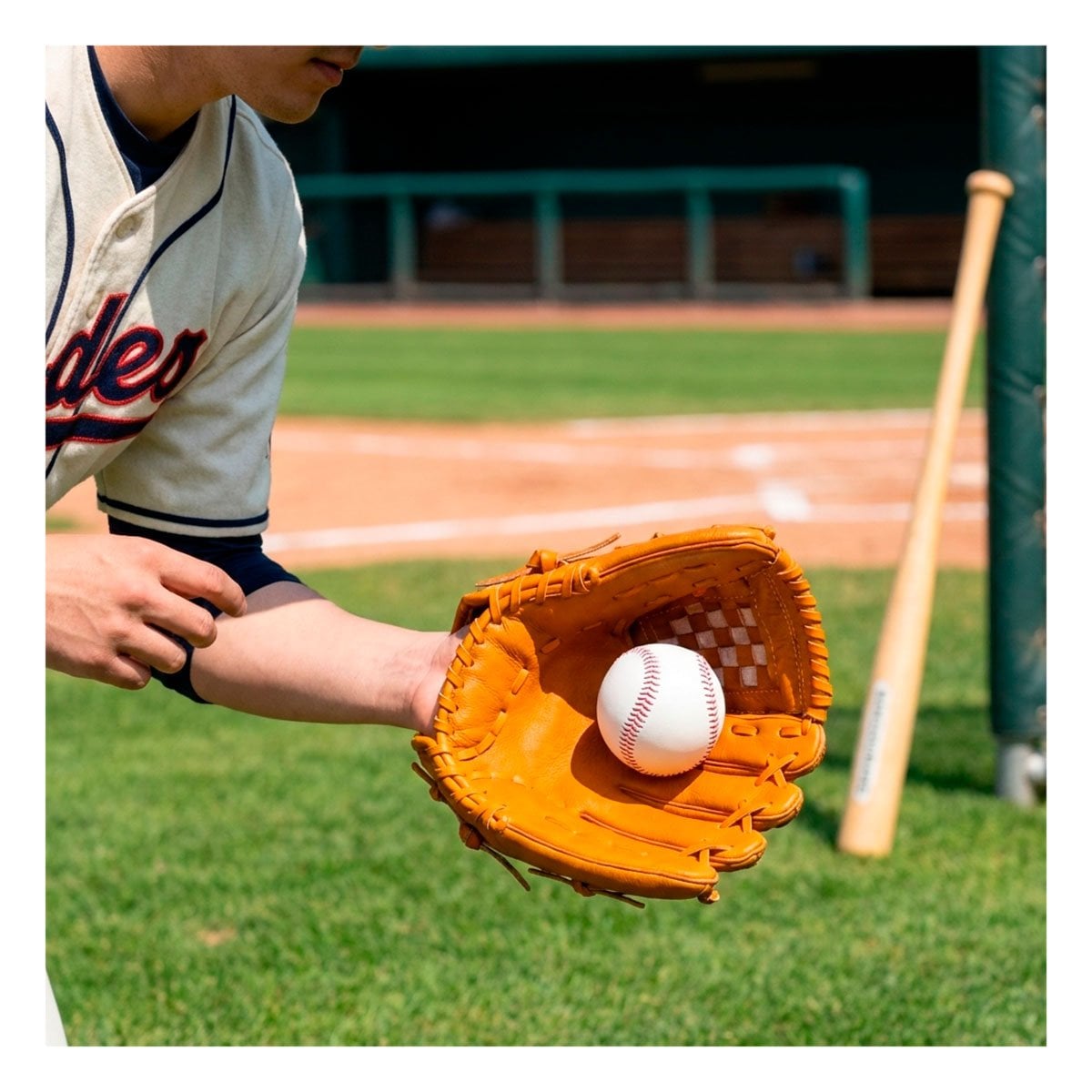 PACK4 KIT MARRON CON ACCESORIOS DE BEISBOL PARA PRACTICAS DIARIAS YPAPEL REGALO - 2