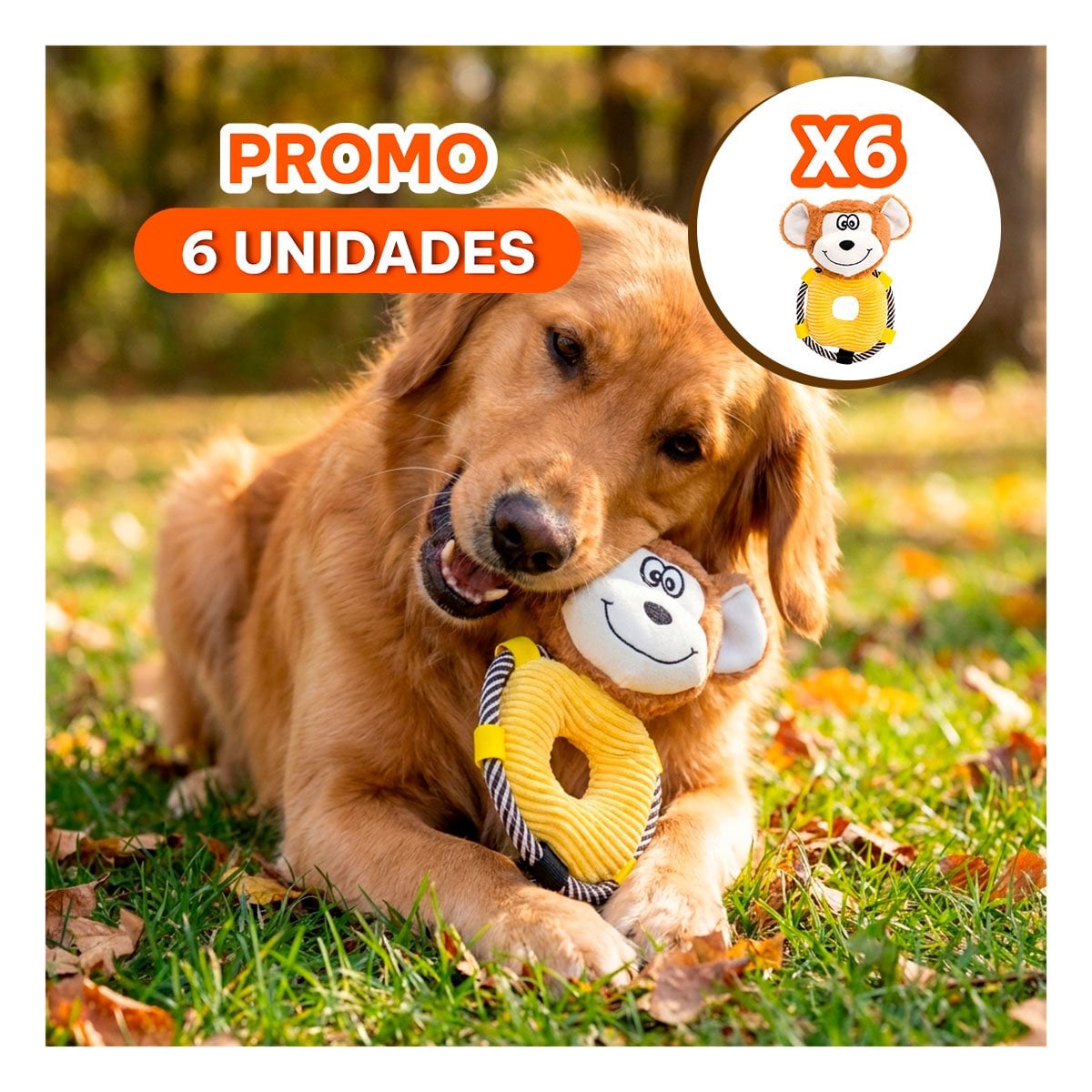 PACK6 MUNECO DE MONO ARO MARRON PARA HABITACION Y AMBIENTE DEL HOGAR YREGALO STICKER - 1