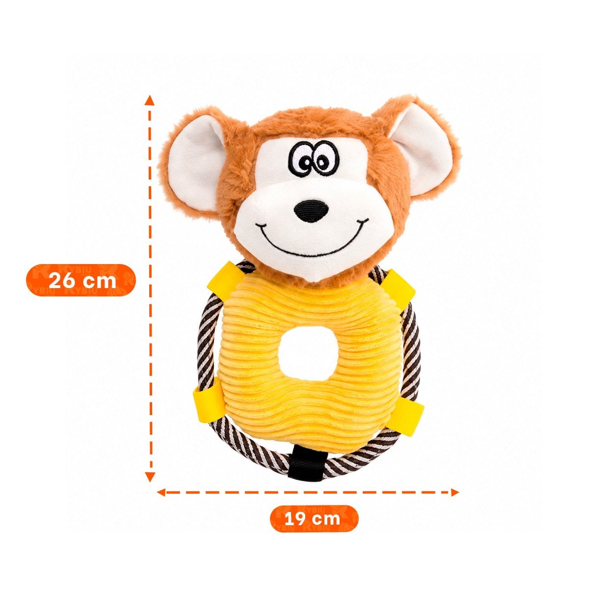 PACK6 MUNECO DE MONO ARO MARRON PARA HABITACION Y AMBIENTE DEL HOGAR YREGALO STICKER - 2