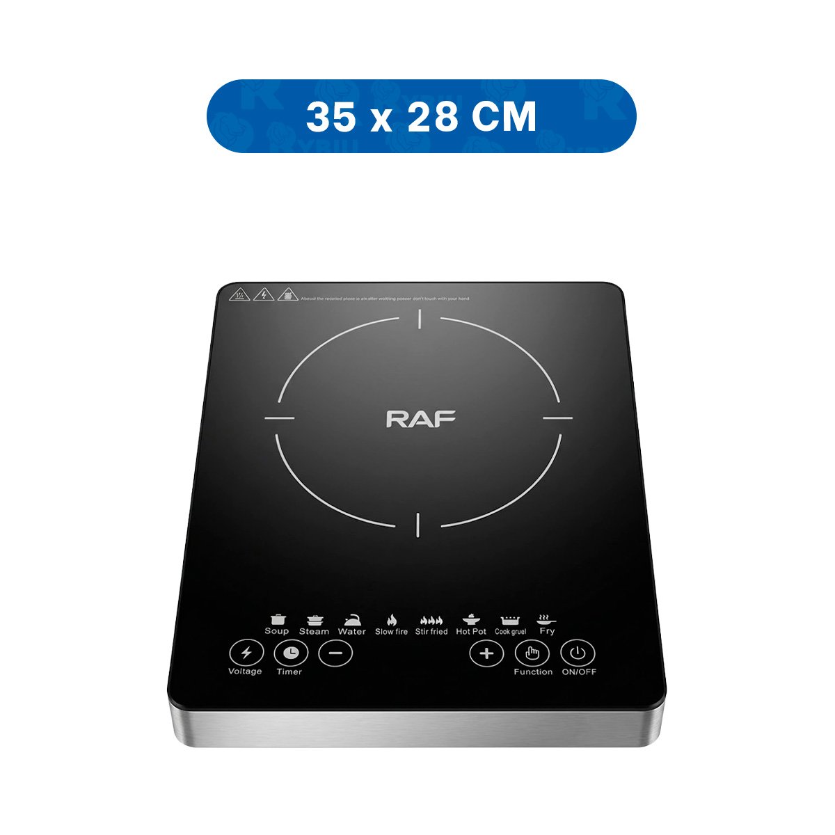 ESTUFA COMPACTA DE INDUCCION PORTATIL PARA USO DIARIO YLIGAS REGALO - 4