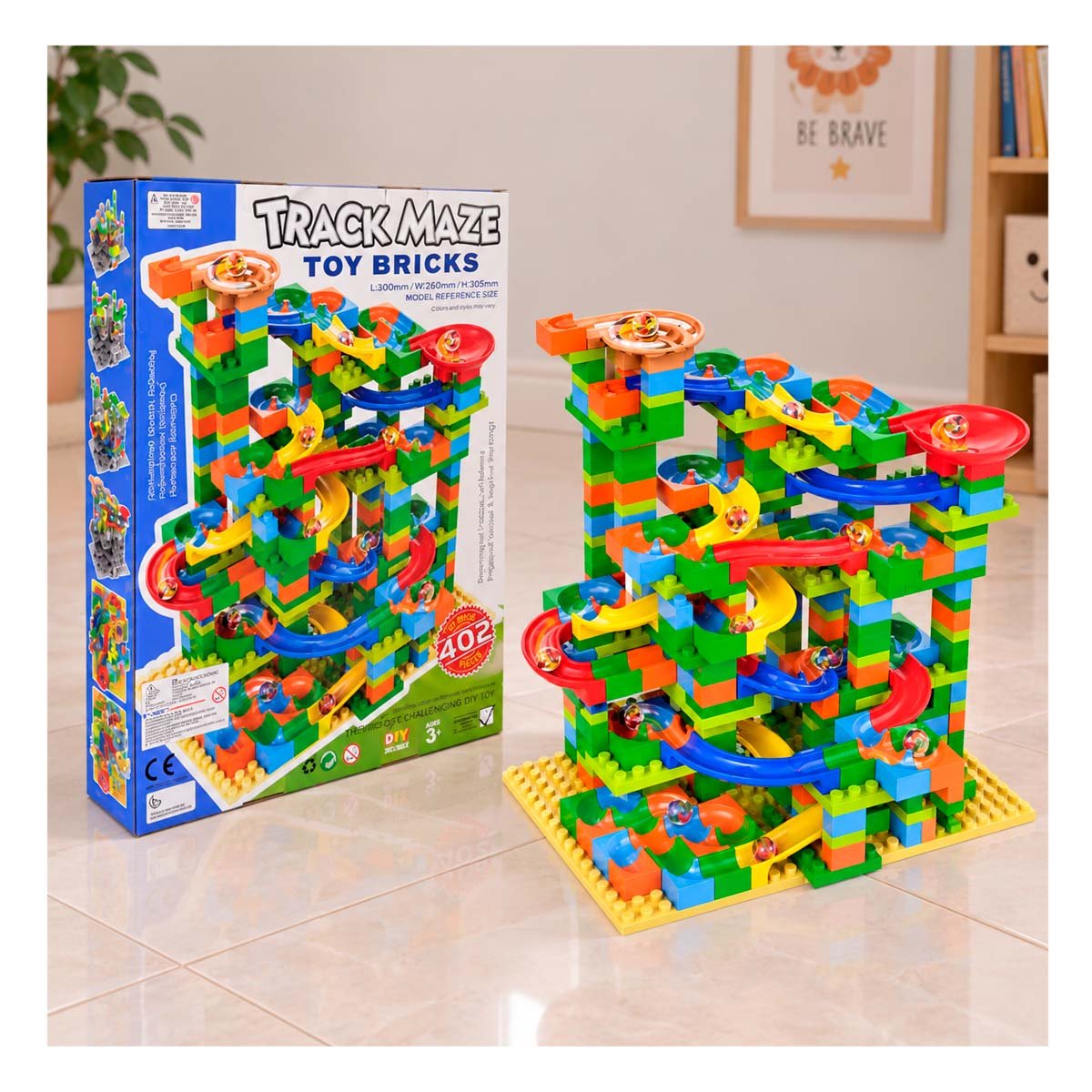 PACK2 KIT DE CANICAS MULTICOLOR DE 402 PIEZAS PARA NINOS DE DIVERSION EN LA CASA - 2