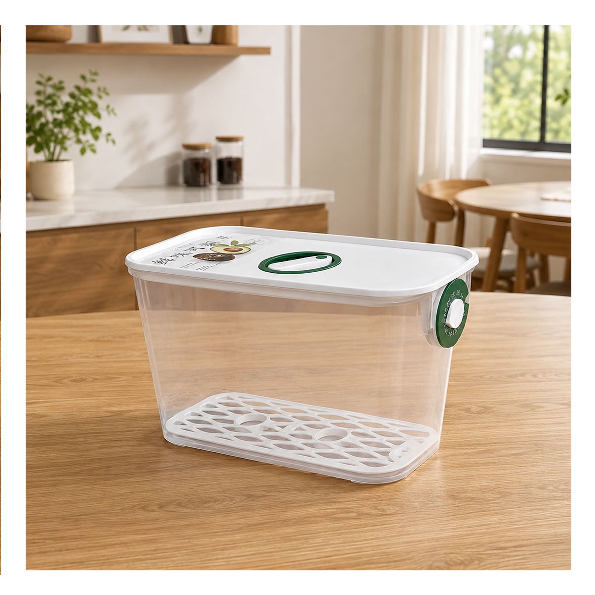PACK12 TAPER VERDE PARA CONSERVAR ALIMENTOS Y LLEVAR COMIDAS PREPARADAS - 2