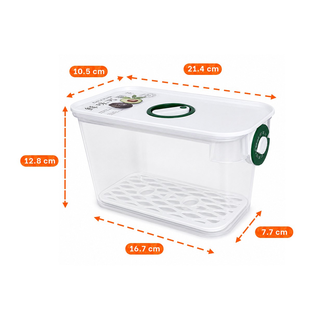 PACK12 TAPER VERDE PARA CONSERVAR ALIMENTOS Y LLEVAR COMIDAS PREPARADAS - 3