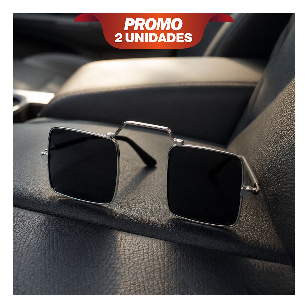 PACK2 ACCESORIO NEGRO PARA MASCOTA CON LENTES CUADRADOS PARA SESIONES DE FOTOS YREGALO STICKER - 1
