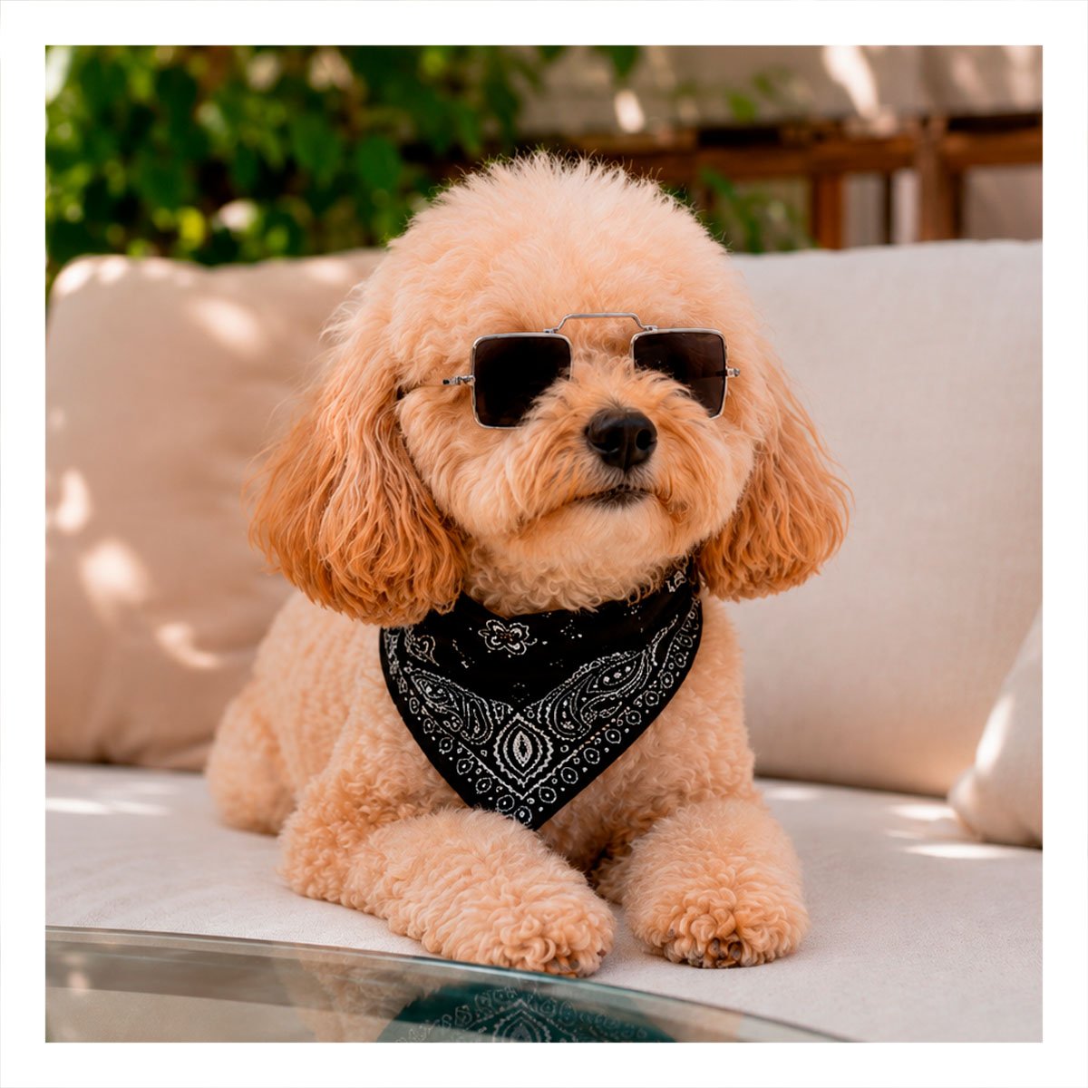 PACK6 GAFAS DECORATIVAS PARA MASCOTA NEGRO CON FORMA CUADRADA PARA FOTOGRAFIA YPAPEL REGALO - 2