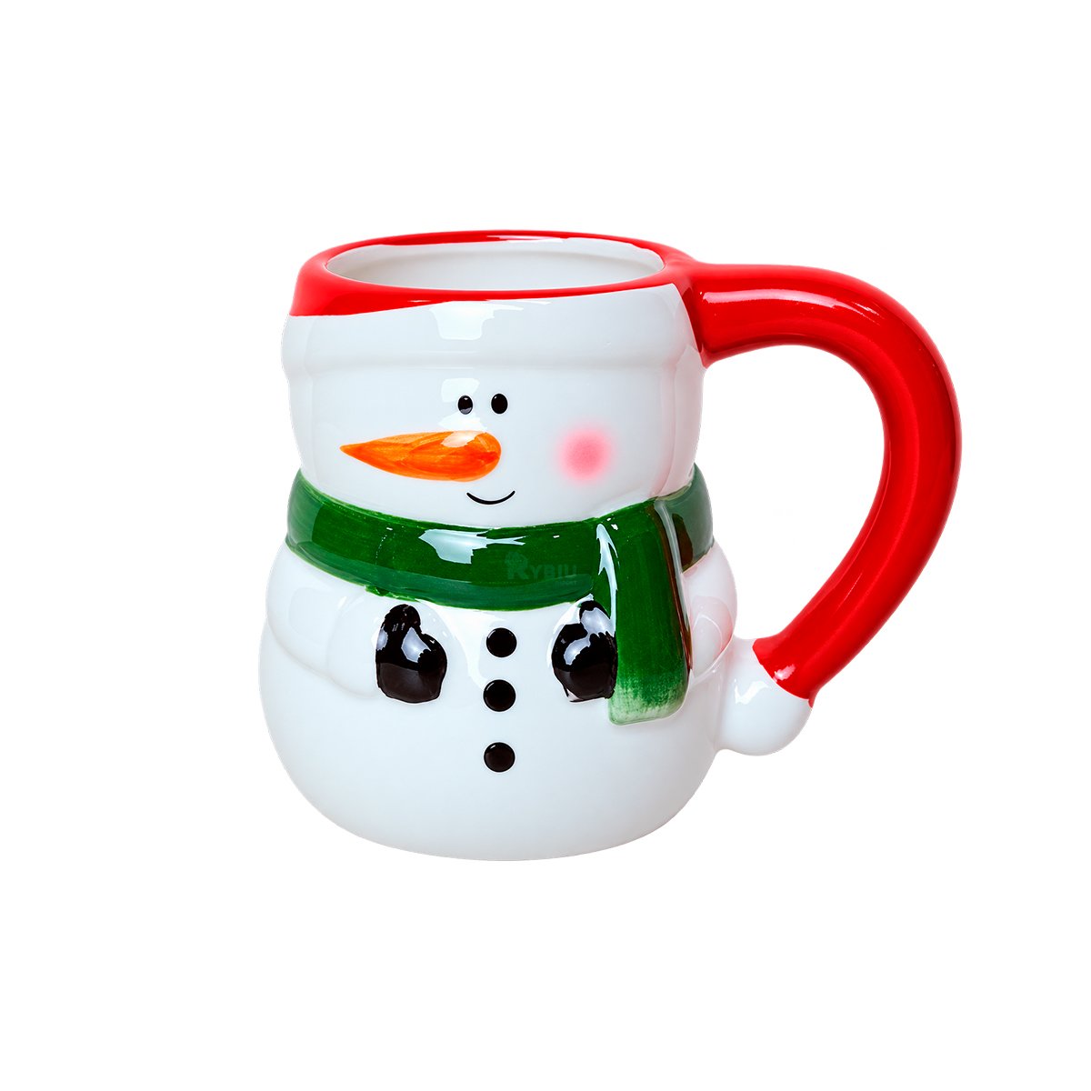 CUP DE MUÑECO DE NIEVE PARA NAVIDAD BLANCO Y STICKY - 1