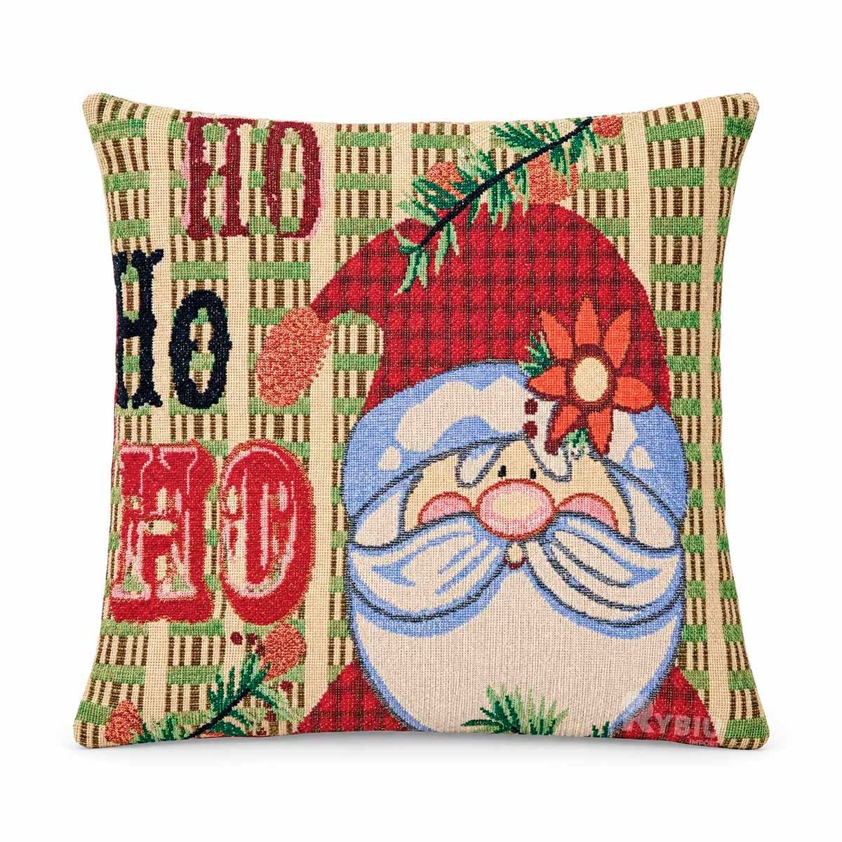 PROTECTOR PARA ALMOHADA CON ESTAMPA INVERNAL 45X45CM BEIGE Y STICKY - 1