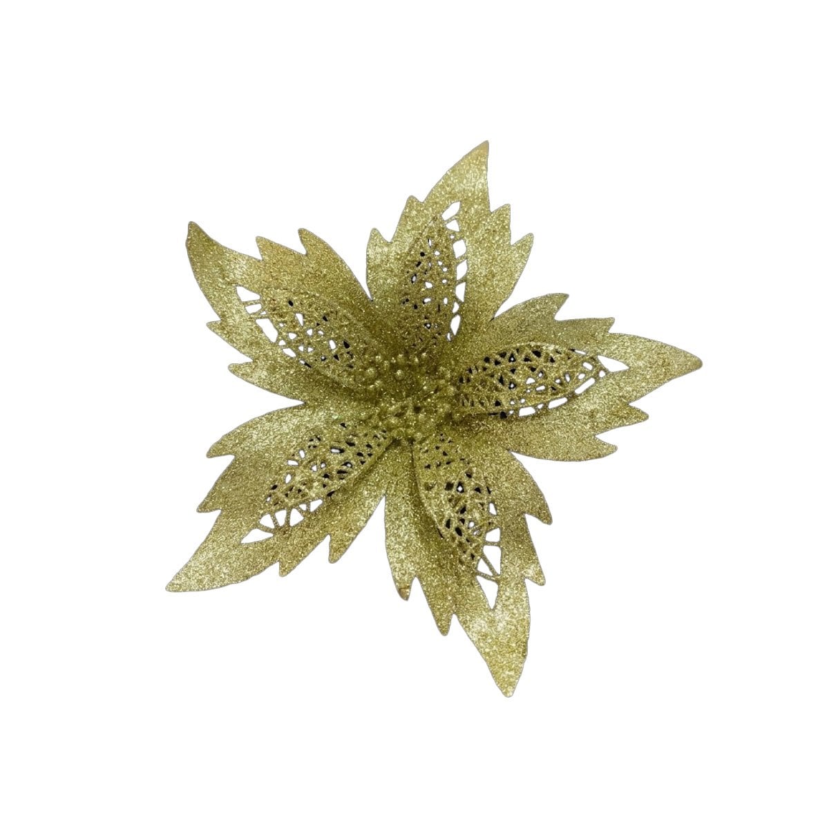 ACCESORIO 3 PEQUEÑO ADORNO DORADO CON ESCARCHADAS 20CM NAVIDENO YLIGAS REGALO - 3
