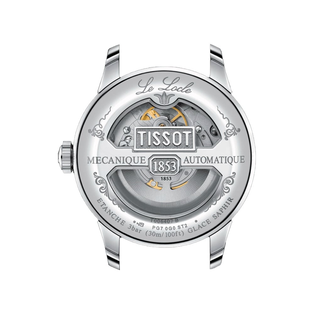 RELOJ PARA HOMBRE LE LOCLE POWERMATIC 80 OPEN HEART MARRÓN - 2