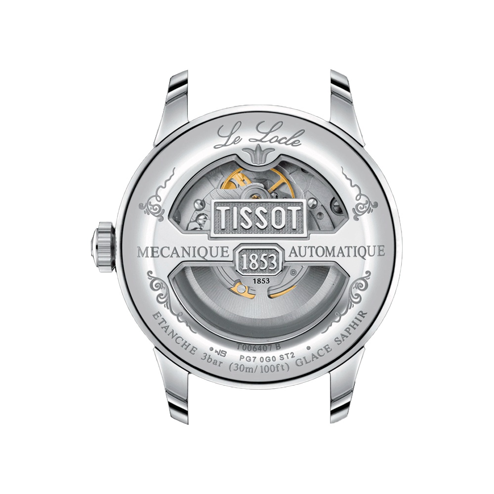 RELOJ PARA HOMBRE LE LOCLE POWERMATIC 80 OPEN HEART MARRÓN - 3
