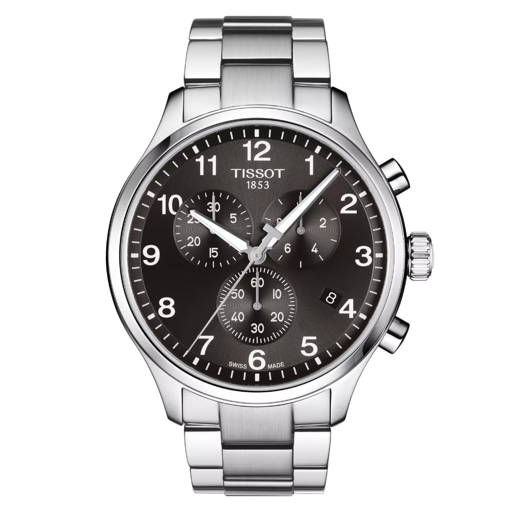 RELOJ PARA HOMBRE CHRONO XL CLASSIC PLATA Y NEGRO - 1