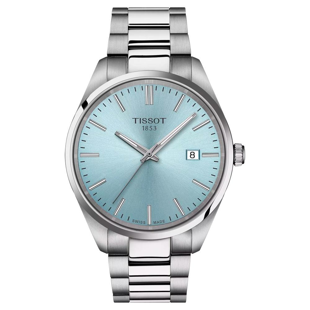 RELOJ PARA HOMBRE PR 100 QUARTZ 40MM PLATA Y AZUL HIELO - 1