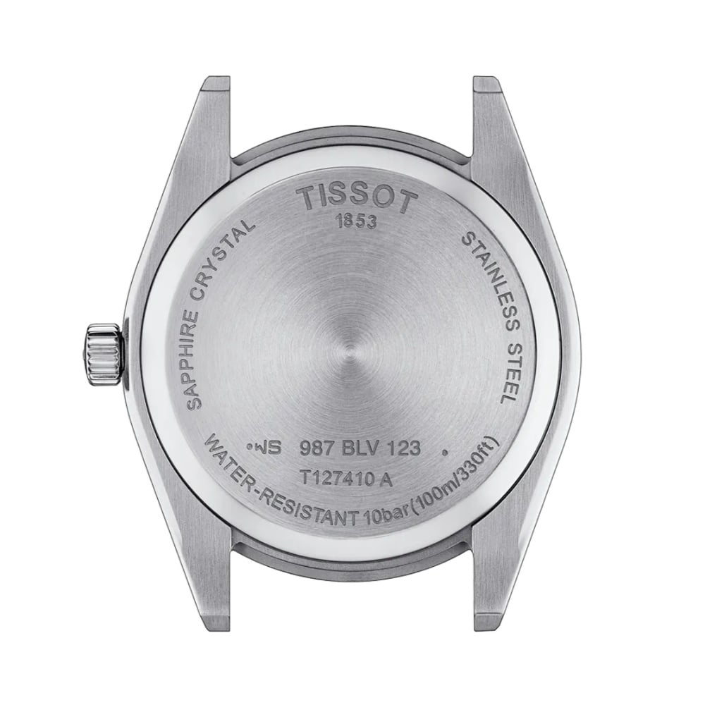 RELOJ PARA HOMBRE GENTLEMAN PLATA Y AZUL - 4