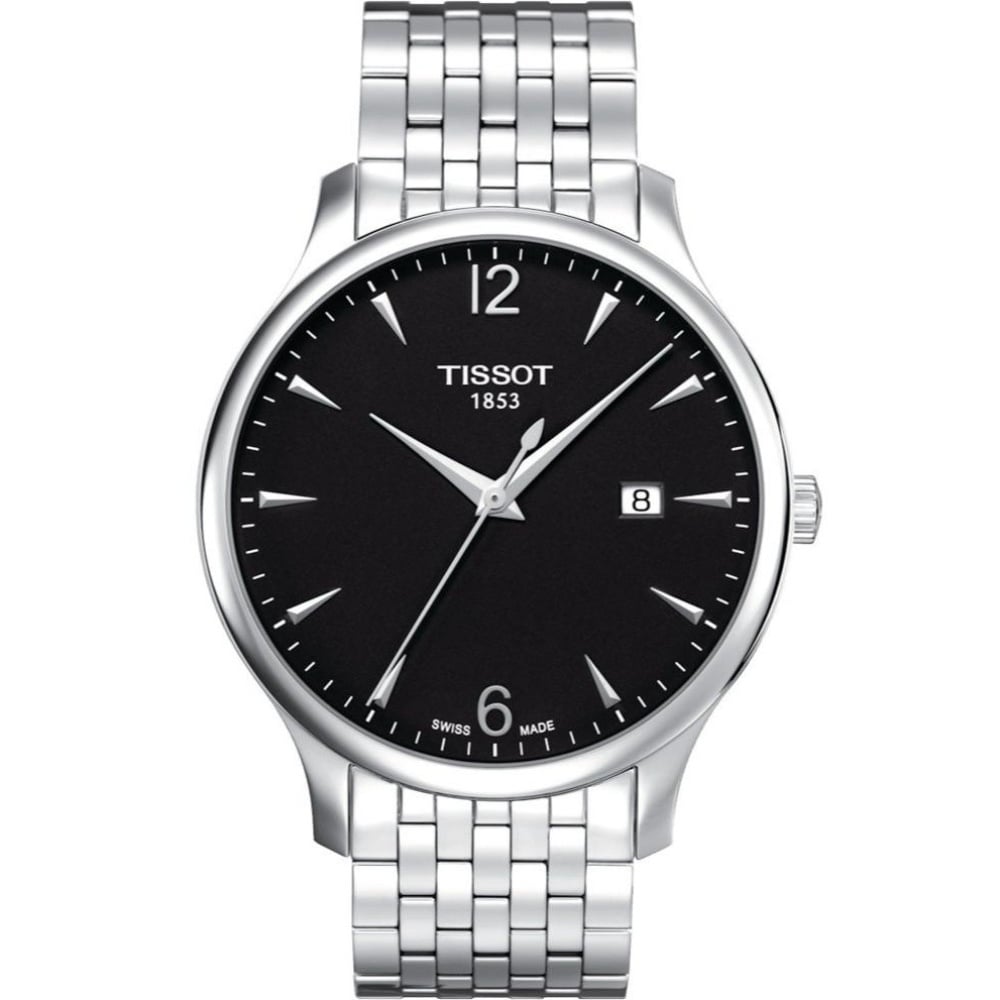 RELOJ PARA HOMBRE TRADITION 42MM PLATA Y NEGRO - 1