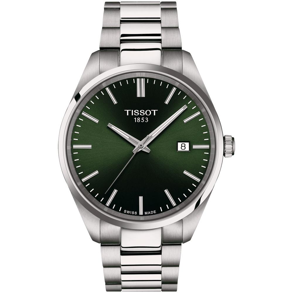 RELOJ PARA HOMBRE PR 100 QUARTZ 40MM PLATA Y VERDE OSCURO - 1