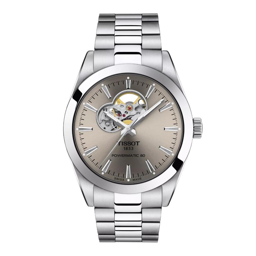 RELOJ PARA HOMBRE GENTLEMAN POWERMATIC 80 OPEN HEART GRIS - 1