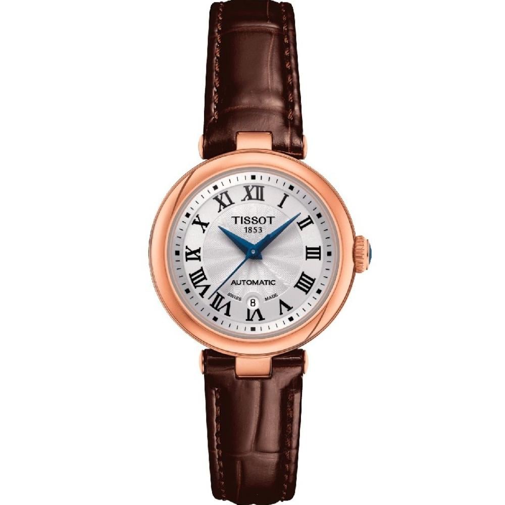 RELOJ PARA MUJER BELLISSIMA AUTOMATIC MARRÓN Y ORO ROSA - 1