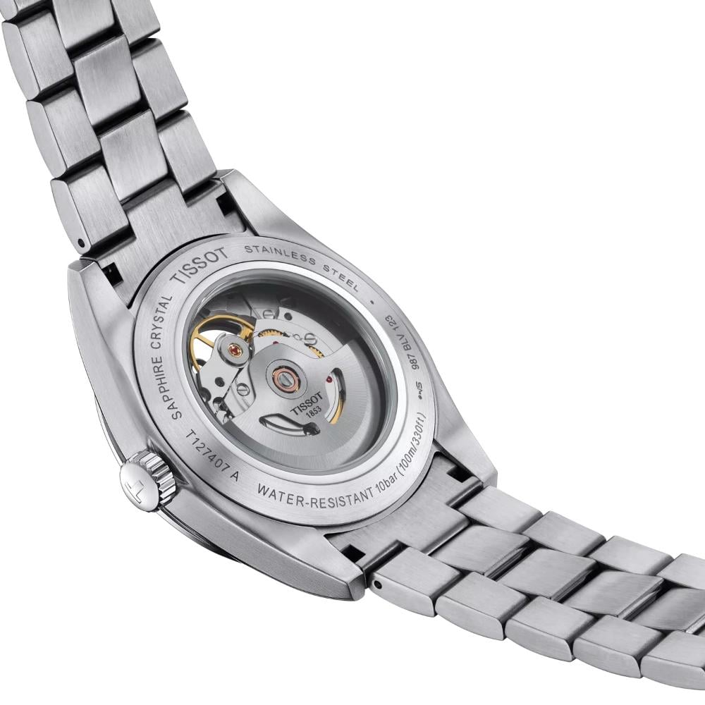 RELOJ PARA HOMBRE GENTLEMAN POWERMATIC 80 OPEN HEART PLATA - 3