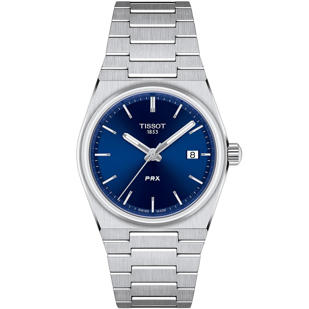 RELOJ PARA MUJER PRX 35MM PLATA Y AZUL - 1