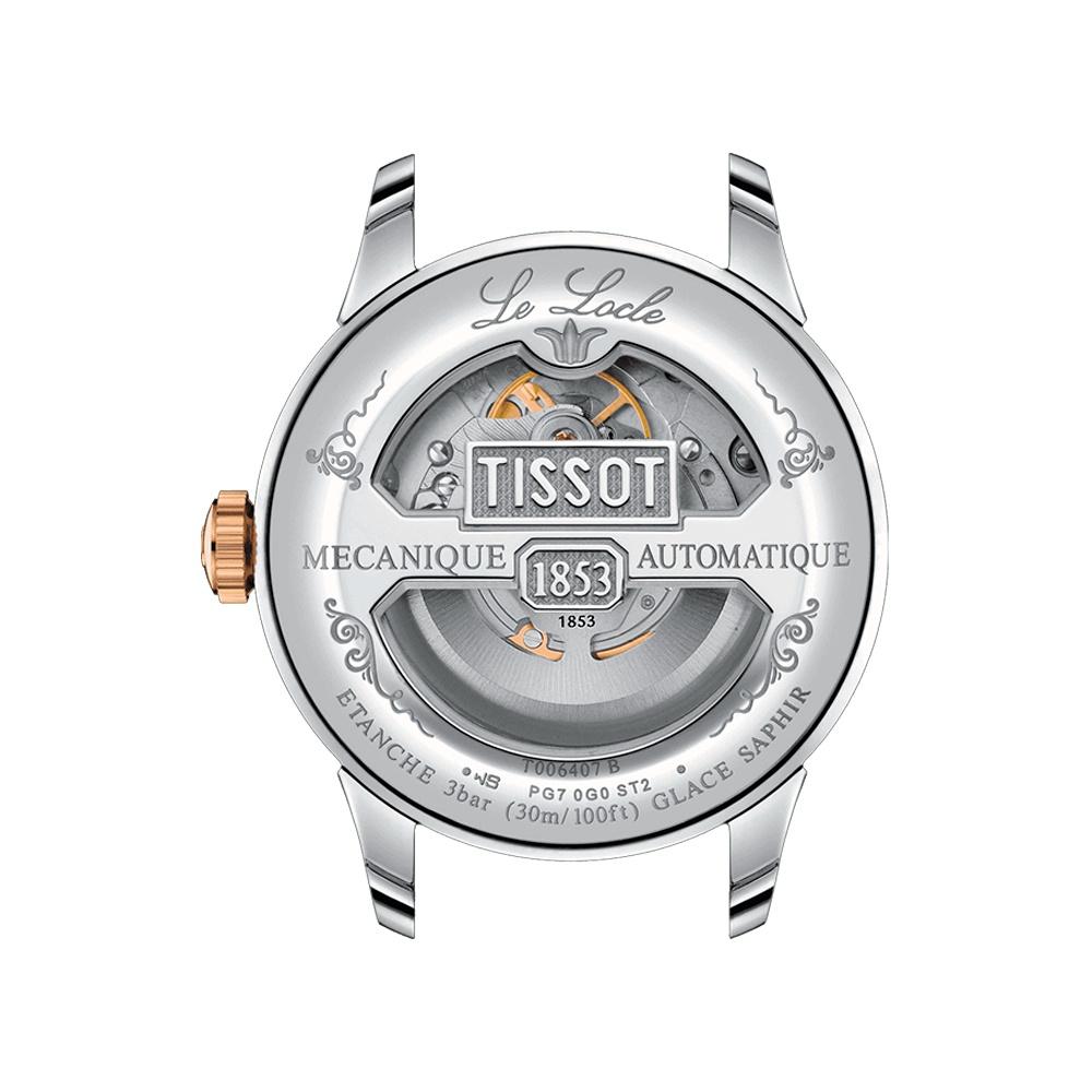 RELOJ PARA HOMBRE LE LOCLE POWERMATIC 80 OPEN HEART ORO ROSA - 2