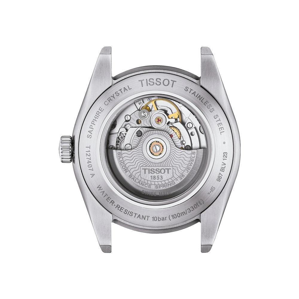 RELOJ PARA HOMBRE GENTLEMAN POWERMATIC 80 SILICIUM PLATA Y AZUL HIELO - 2
