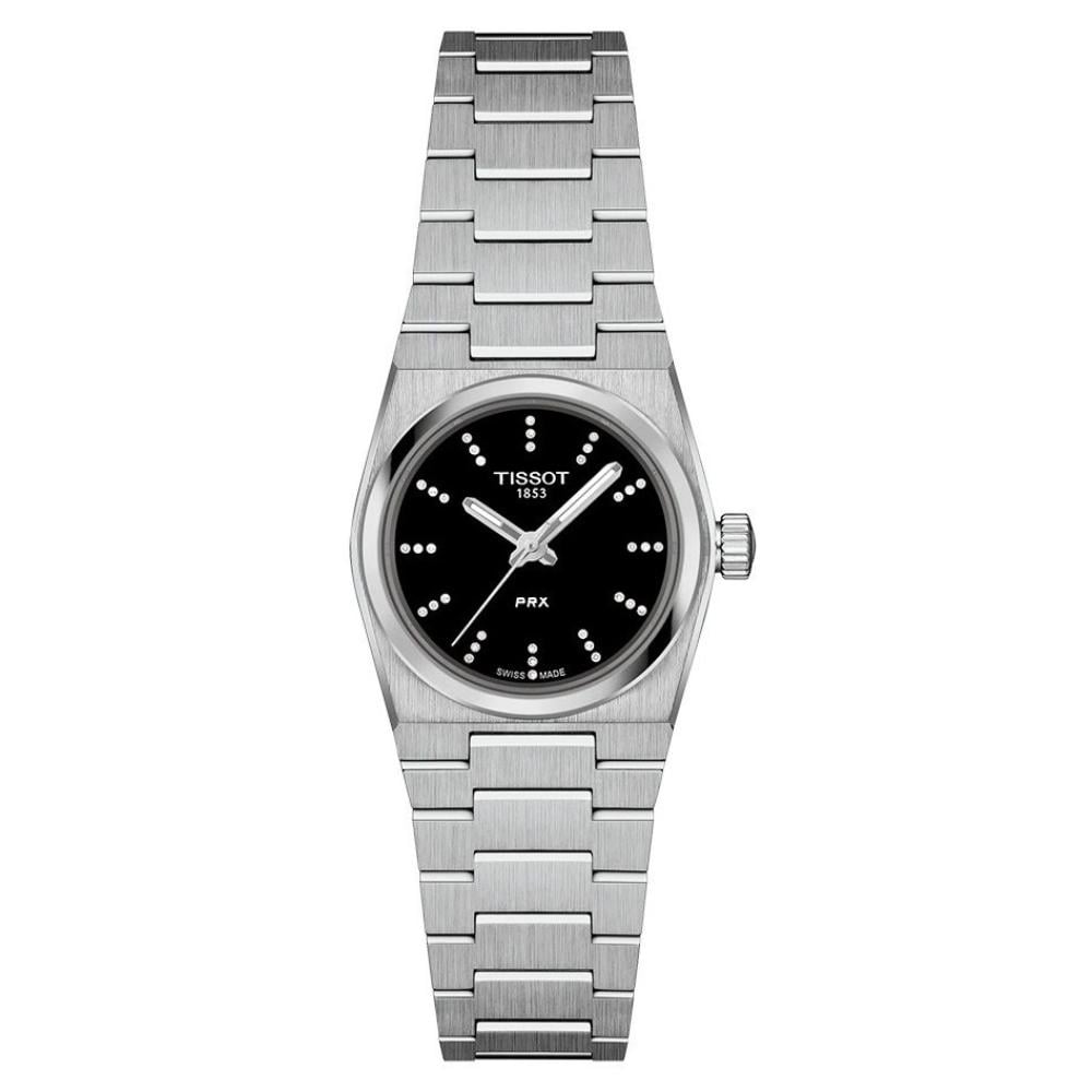 RELOJ PARA MUJER PRX 25MM PLATA Y NEGRO - 1