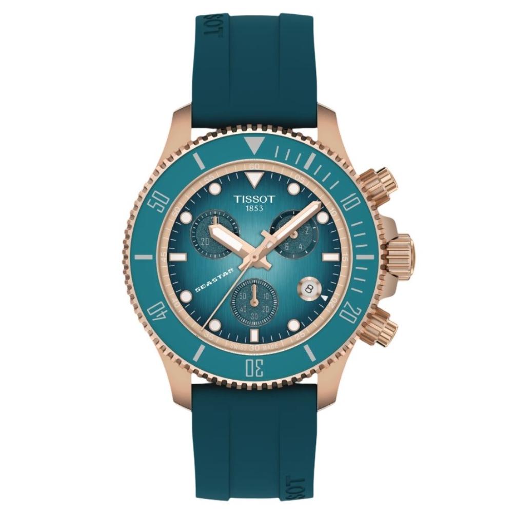 RELOJ PARA MUJER SEASTAR 1000 QUARTZ CHRONOGRAPH 38MM TURQUESA - 1