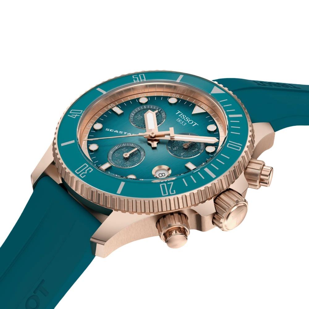 RELOJ PARA MUJER SEASTAR 1000 QUARTZ CHRONOGRAPH 38MM TURQUESA - 2