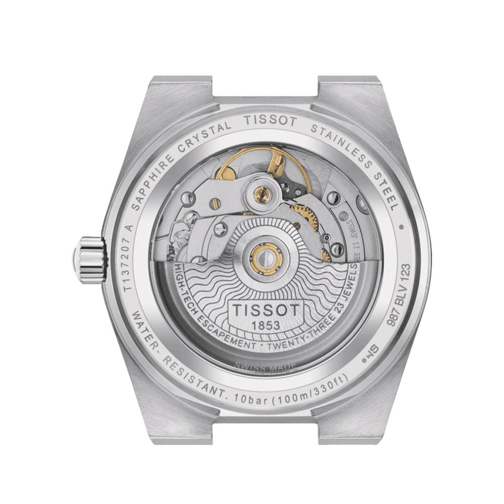 RELOJ PARA MUJER PRX POWERMATIC 80 35MM PLATA Y AZUL HIELO - 3