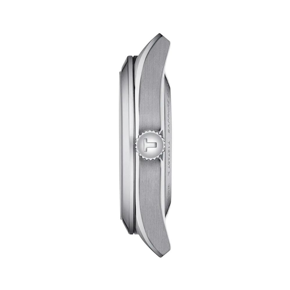 RELOJ PARA HOMBRE GENTLEMAN POWERMATIC 80 OPEN HEART PLATA Y AZUL - 2