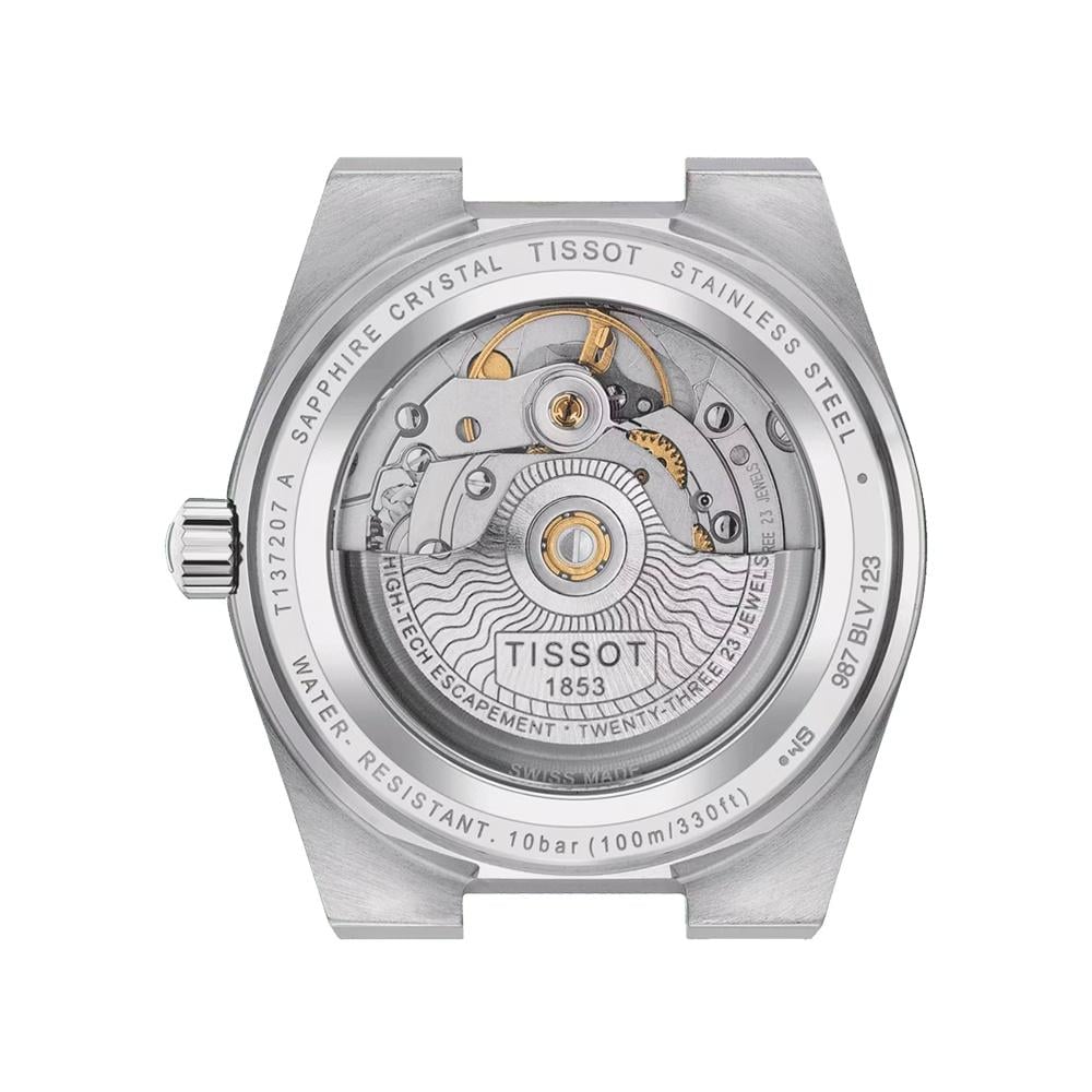 RELOJ UNISEX PRX POWERMATIC 80 35MM PLATA Y NEGRO - 3