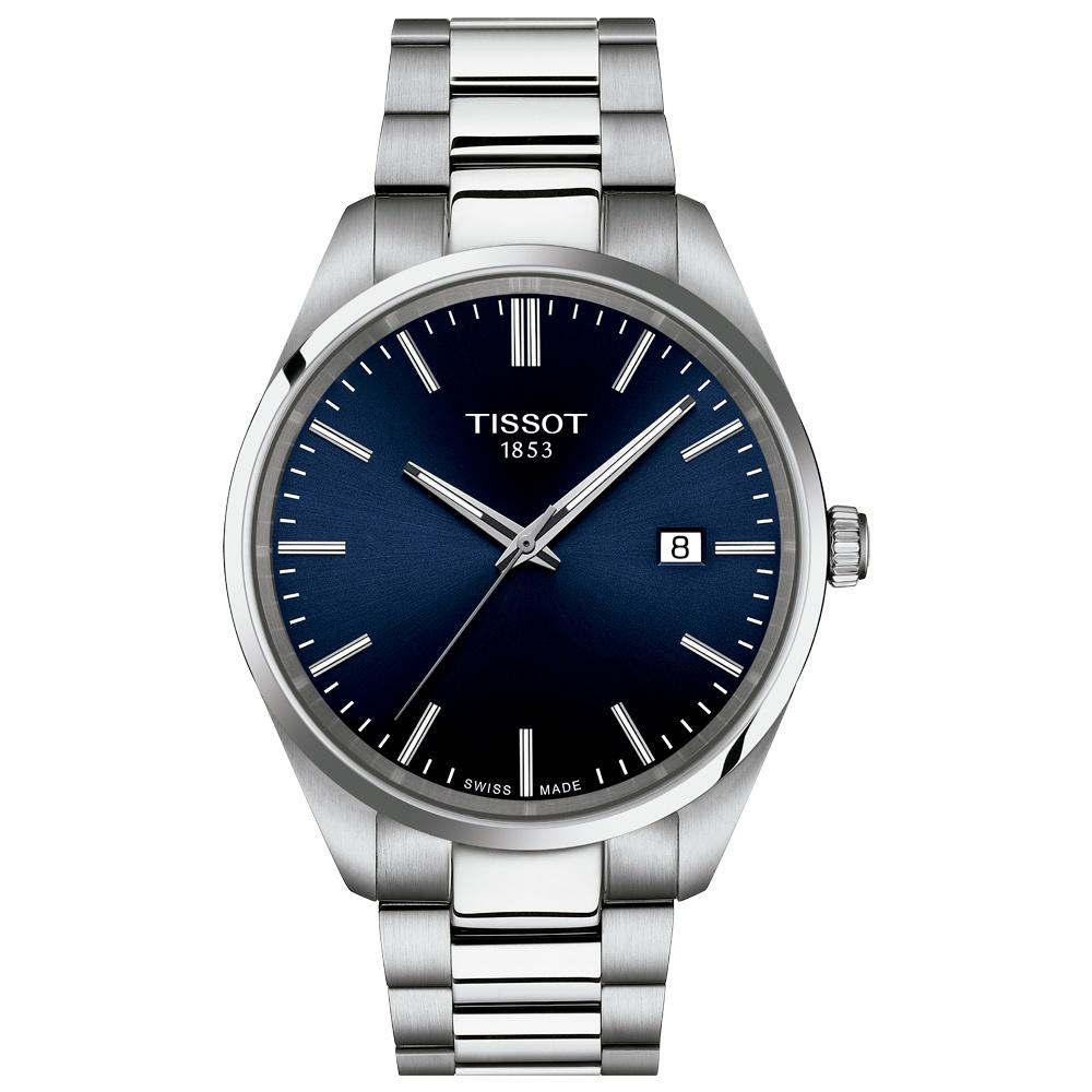 RELOJ PARA HOMBRE PR 100 QUARTZ 40MM PLATA Y AZUL - 1