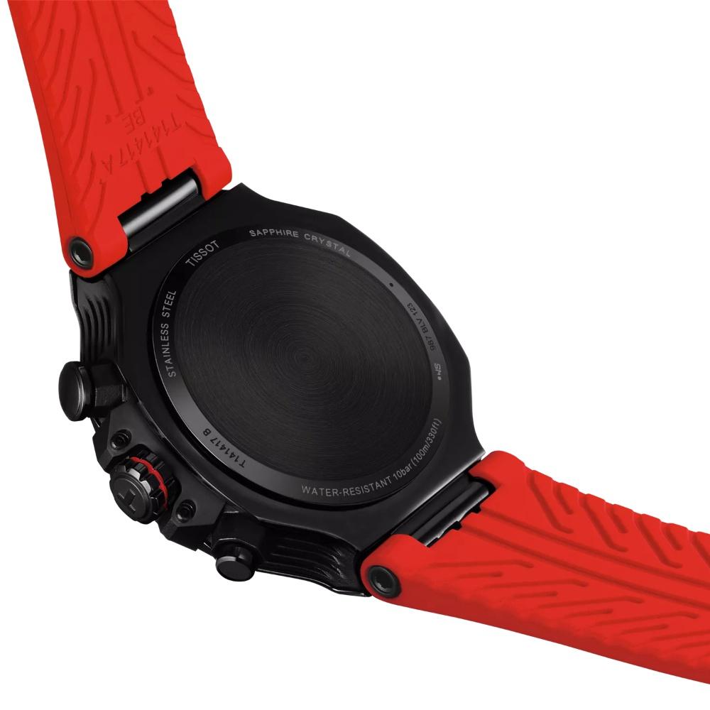 RELOJ PARA HOMBRE T-RACE QUARTZ CHRONOGRAPH ROJO Y NEGRO - 3