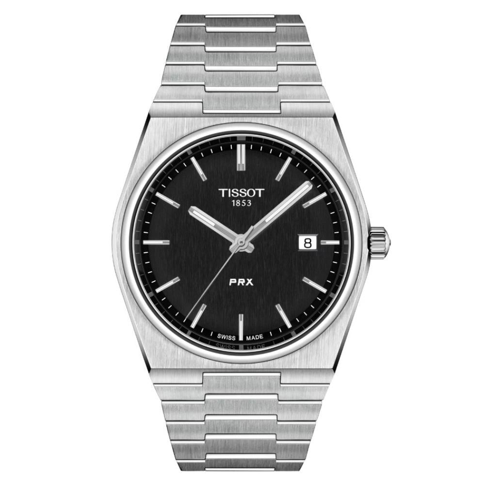 RELOJ PARA HOMBRE PRX PLATA Y NEGRO - 1