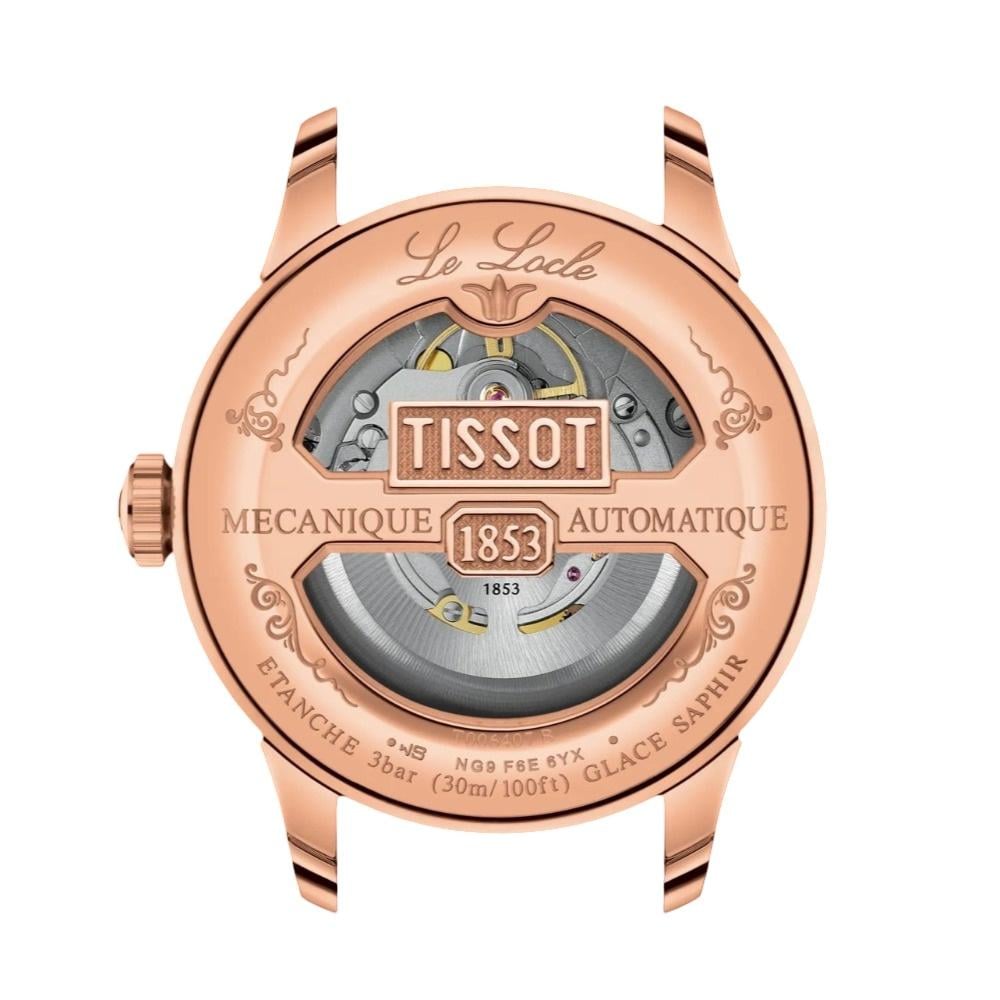 RELOJ PARA HOMBRE LE LOCLE 39.3MM ORO ROSA Y VERDE - 3