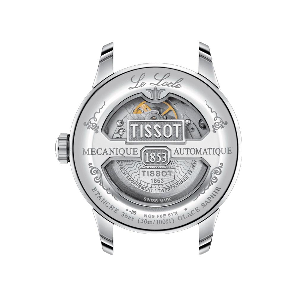 RELOJ PARA HOMBRE LE LOCLE POWERMATIC 80 PLATA Y AZUL - 2