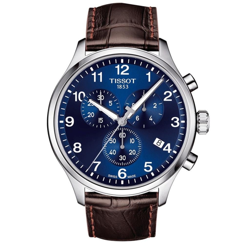 RELOJ PARA HOMBRE CHRONO XL CLASSIC MARRÓN Y AZUL - 1
