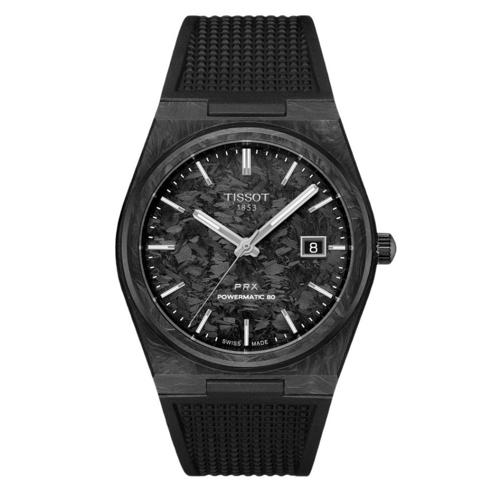 RELOJ PARA HOMBRE PRX CARBONO 40.5MM NEGRO - 1