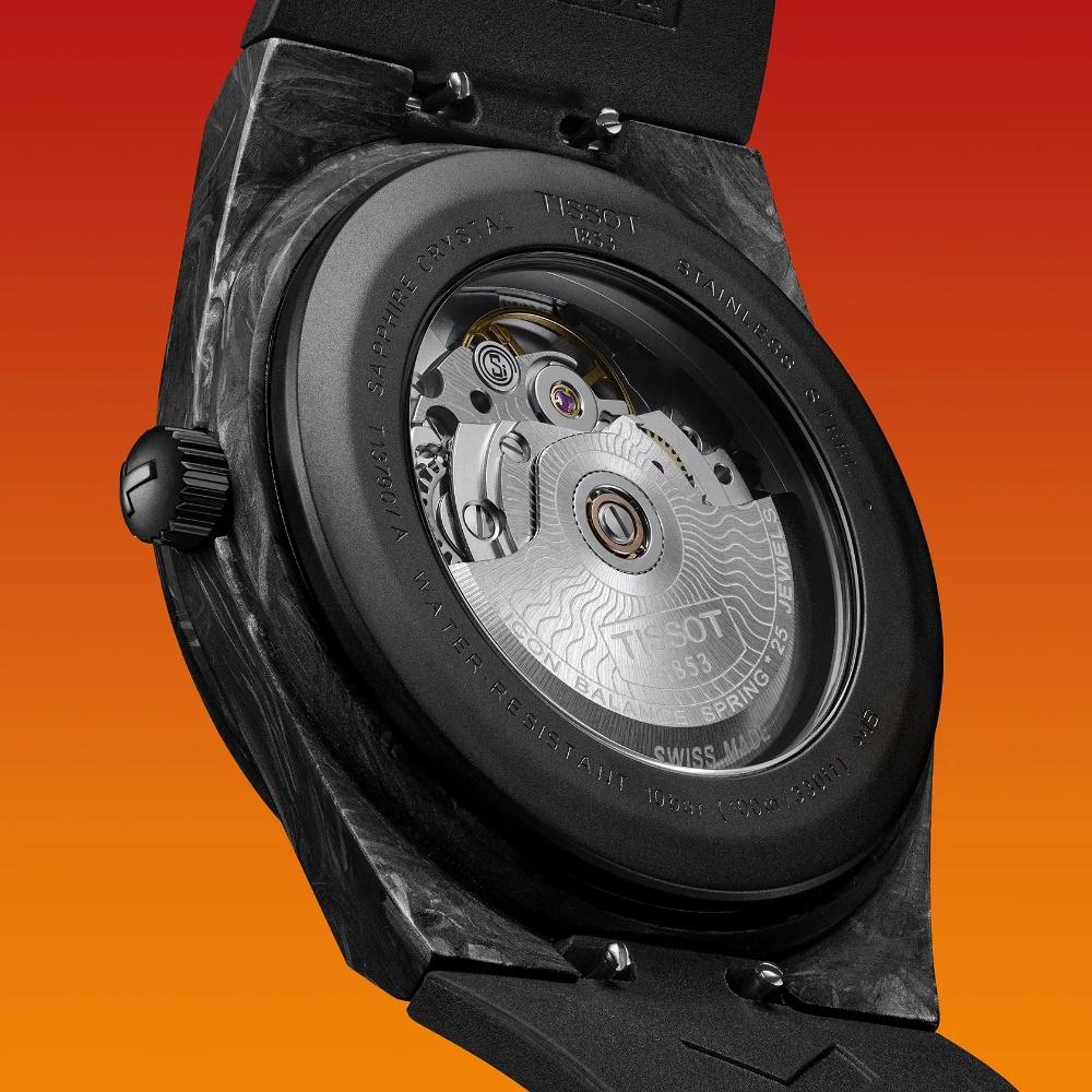 RELOJ PARA HOMBRE PRX CARBONO 40.5MM NEGRO - 3