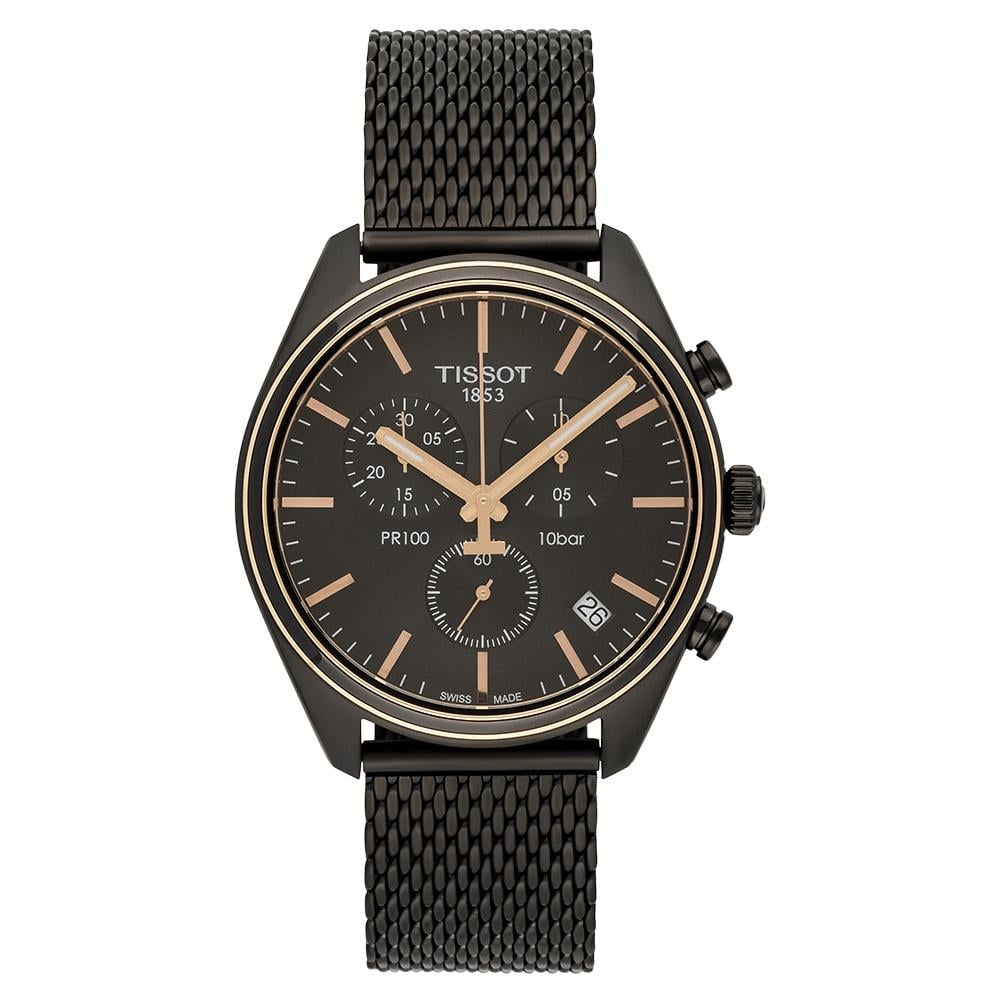 RELOJ PARA HOMBRE PR 100 CHRONOGRAPH GRIS OSCURO - 1