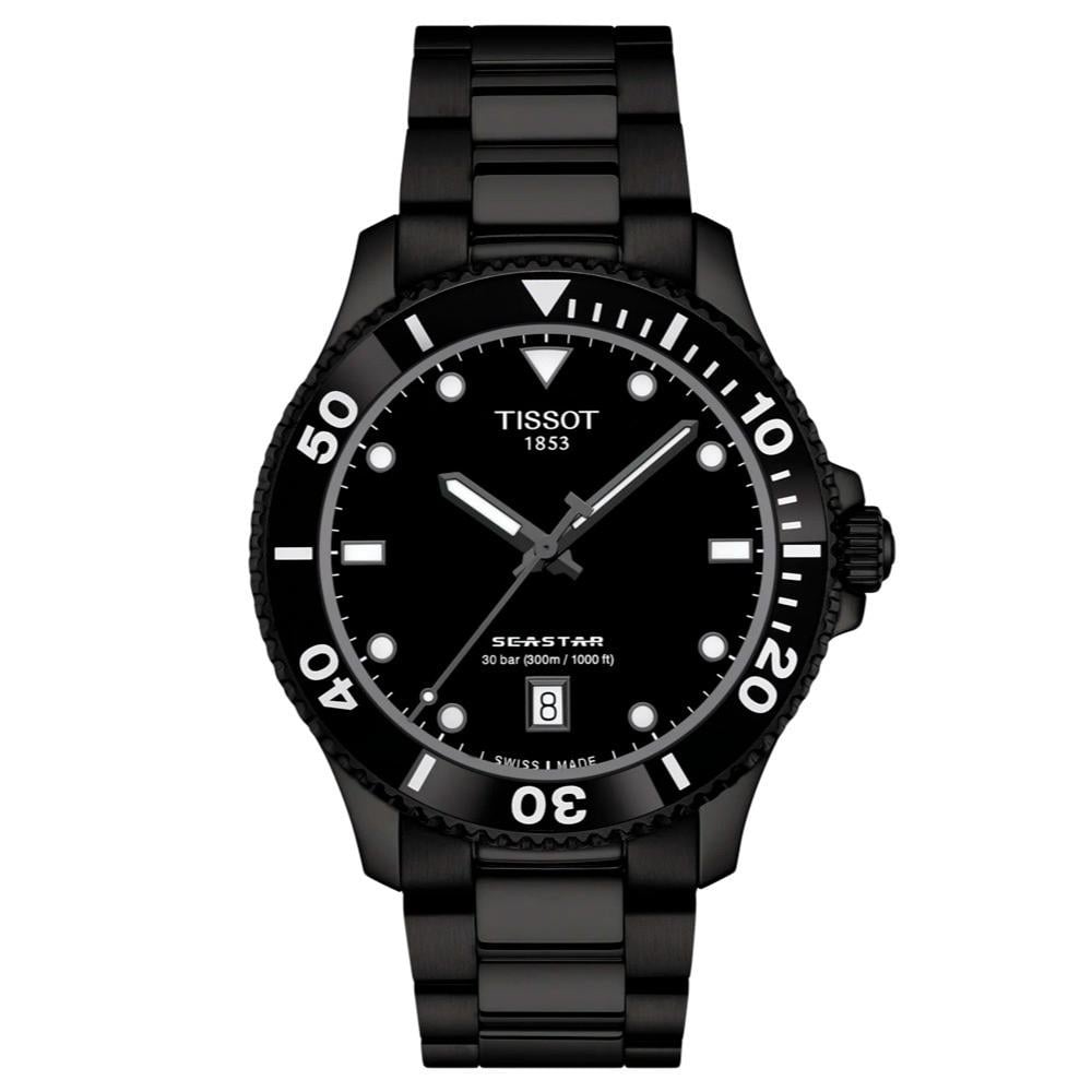 RELOJ PARA HOMBRE SEASTAR 1000 40MM NEGRO - 1