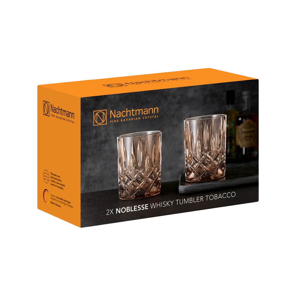 VASOS PARA WHISKY NOBLESSE TABACO NACHTMANN (SET X2) - 2