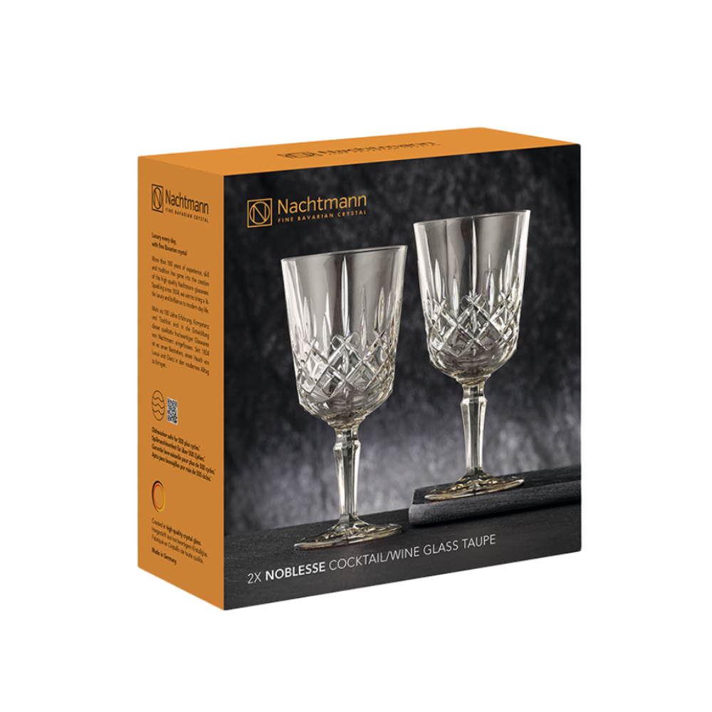 COPAS PARA VINO / COCKTAIL NOBLESSE TAUPE NACHTMANN (SET X2) - 2
