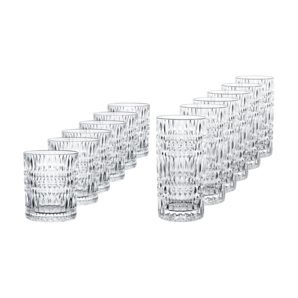 VASOS TUMBLER Y LONG DRINK ETHNO NACHTMANN (SET X12) - 1